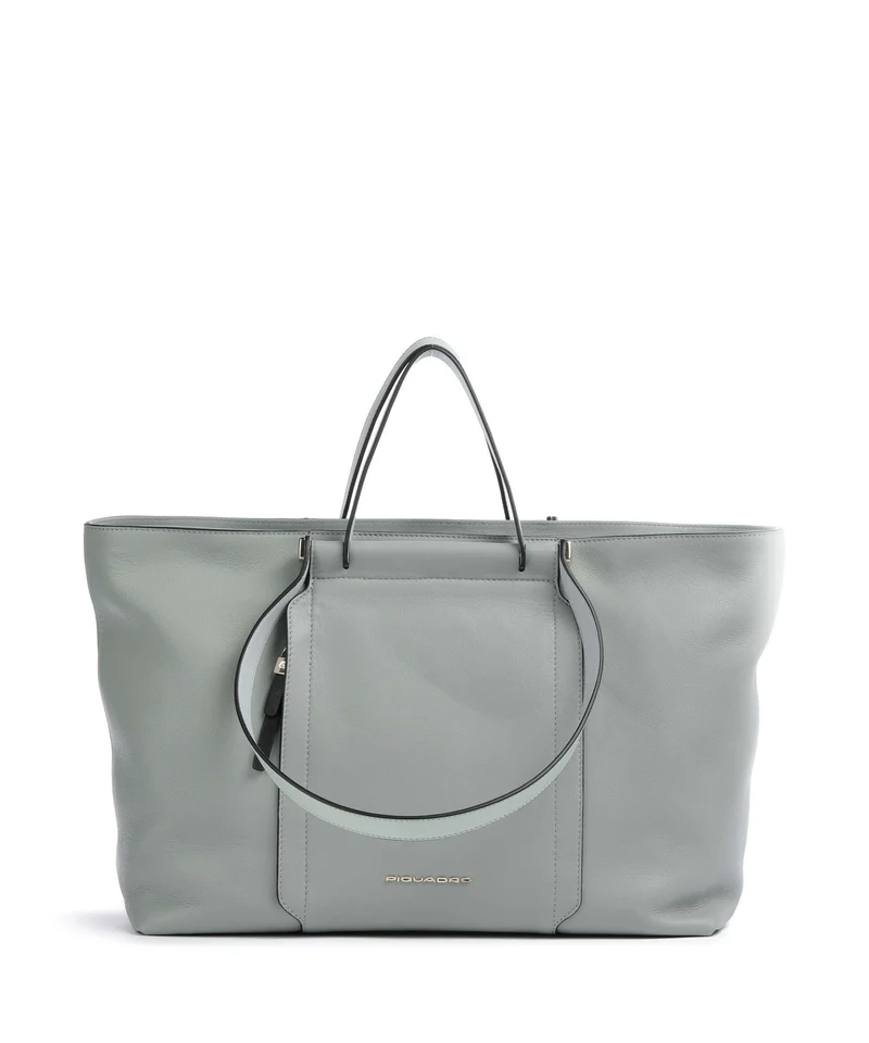 Piquadro Circle Borsa shopper verde menta