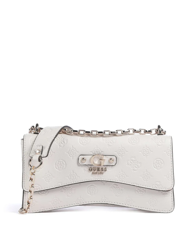Guess Gerty Peony Borsa a spalla offwhite