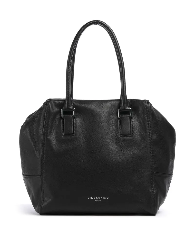 Liebeskind Kayla Archive 3D Leather Borsa shopper black