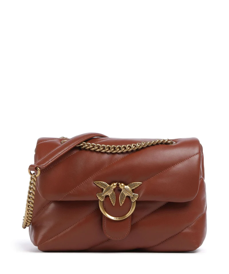 Pinko Love Puff Classic Borsa a spalla arabo/antique gold