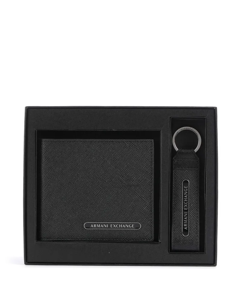 Armani Exchange Barcelona Gift Set Portafoglio black