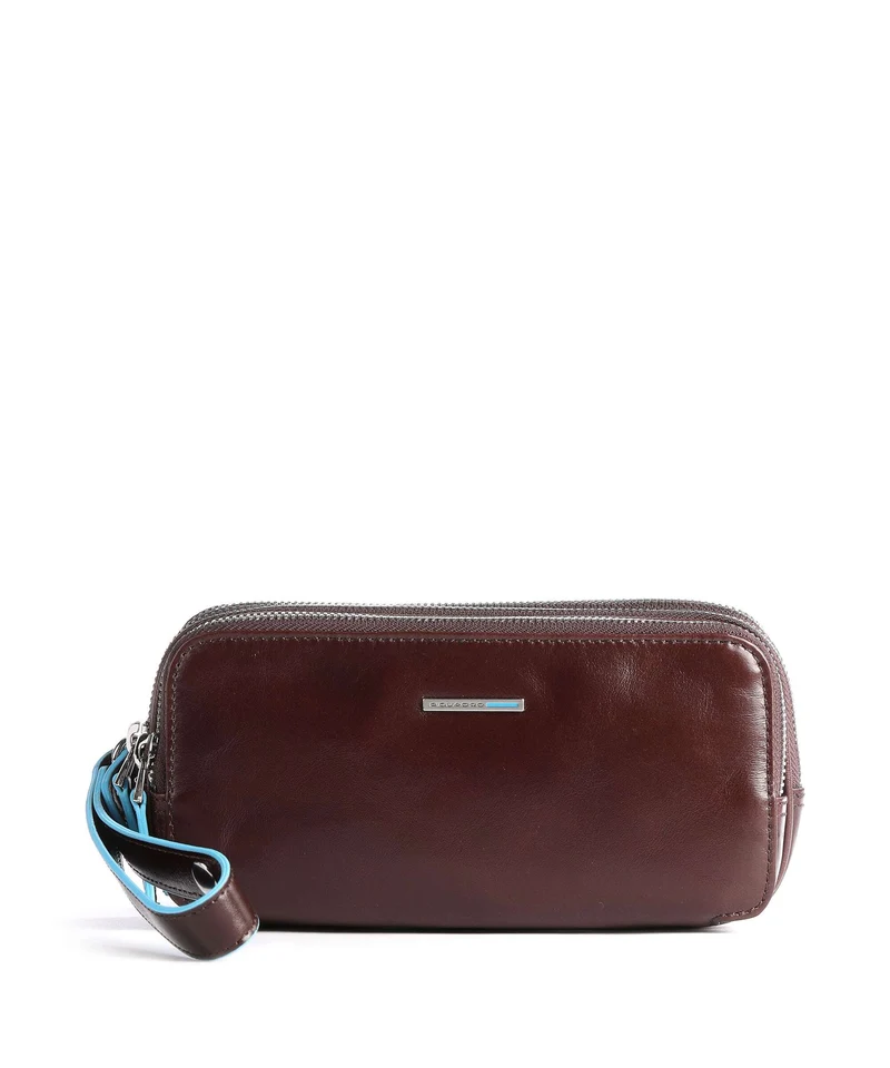 Piquadro Blue Square Borsa da polso mahogany