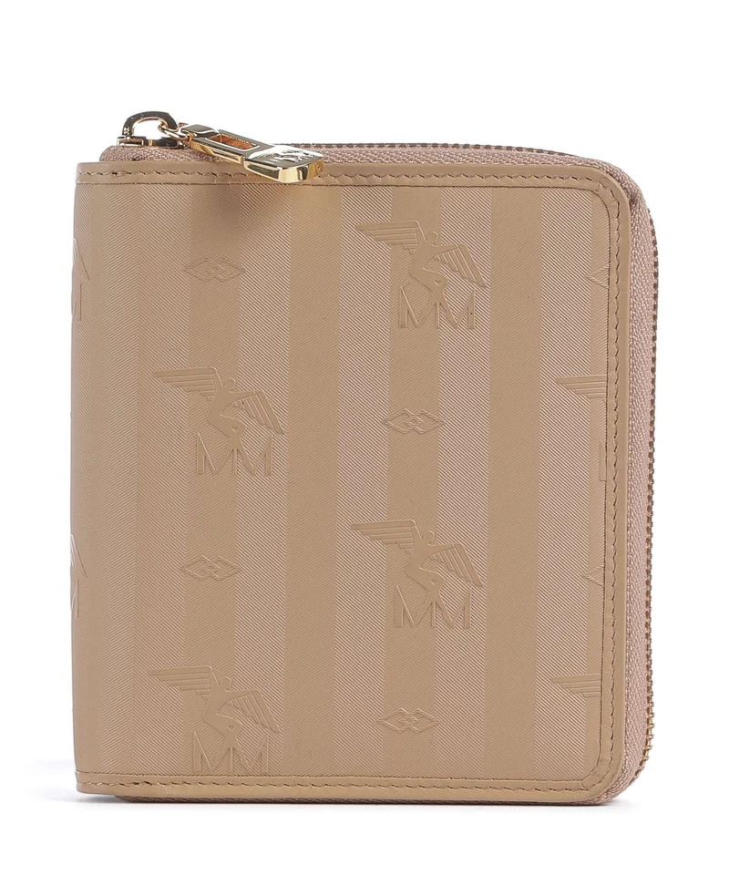 Maison Mollerus Vinerus Niederhorn Portafoglio cappuccino beige