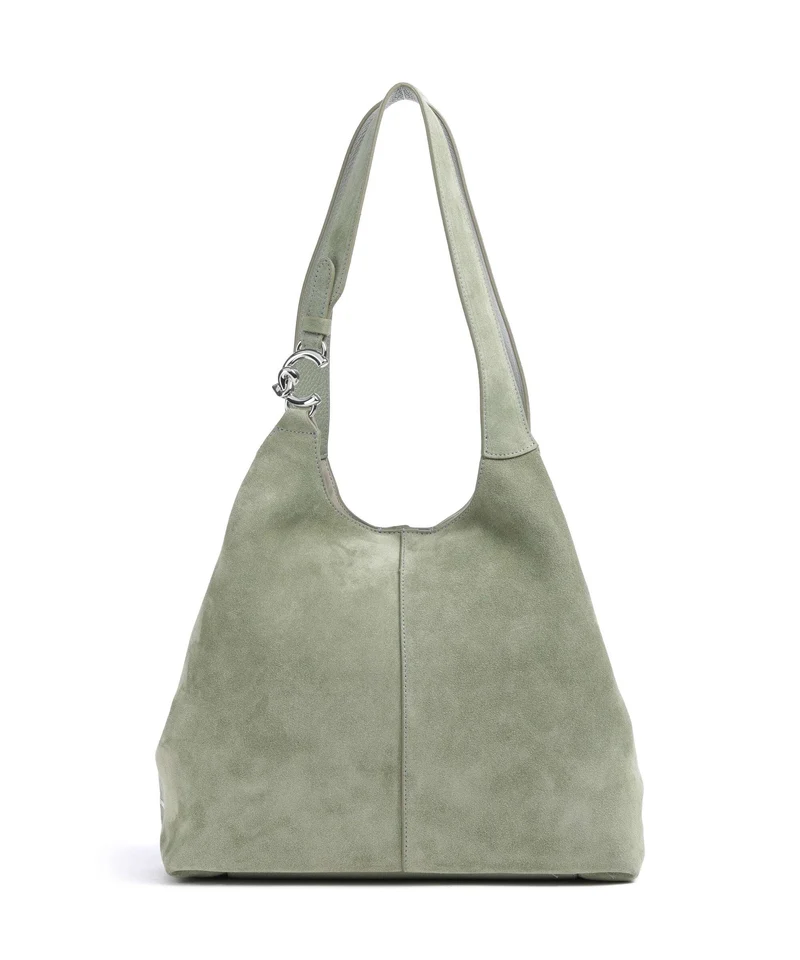 Coccinelle C-Easy Suede Borsa hobo greenery
