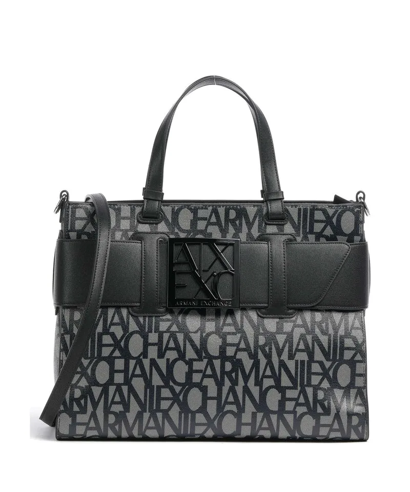 Armani Exchange Susy Borsa a mano beige/black