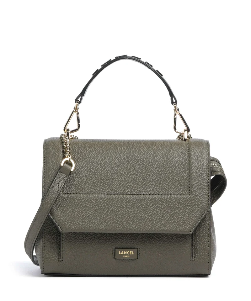 Lancel Ninon M Borsa a spalla dark khaki