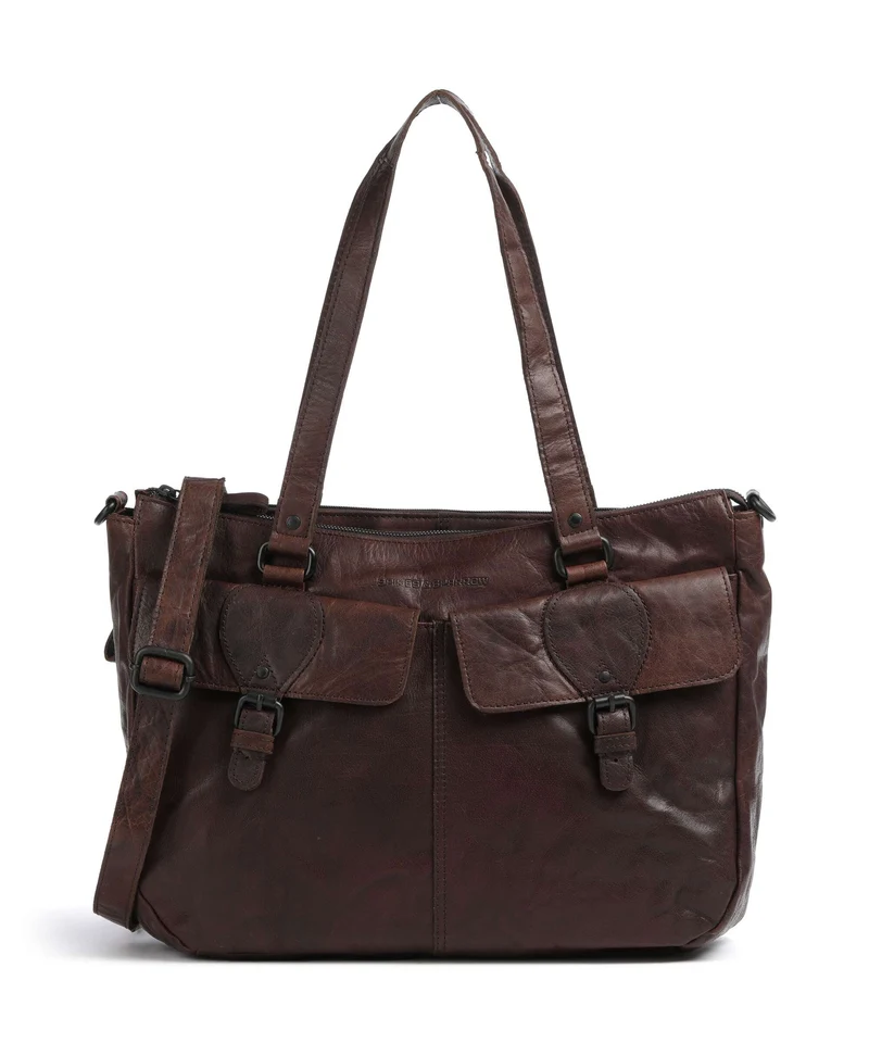 Spikes & Sparrow Bronco Fee Cartella dark brown