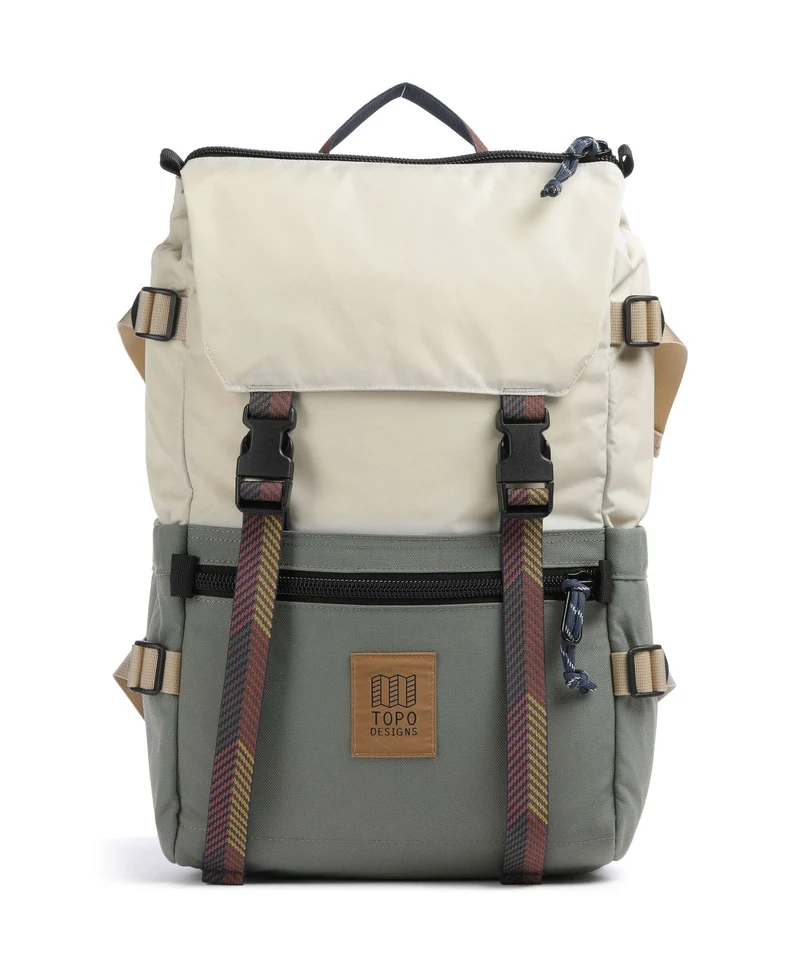 Topo Designs Rover Classic Zaino bone white/beetle