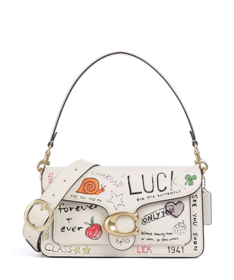 Coach Tabby Sketch Print 26 Borsa a spalla chalk/multicolour