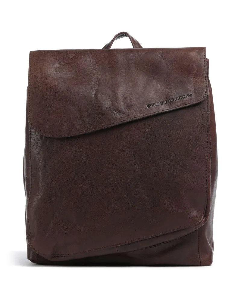 Spikes & Sparrow Bronco Tina Zaino dark brown