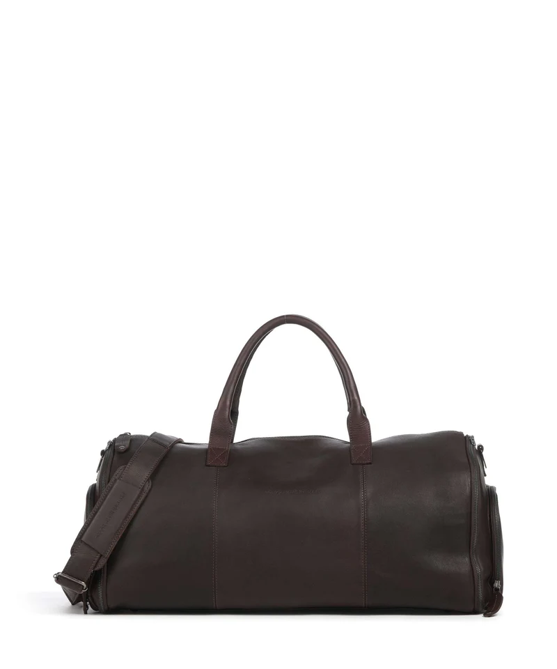 The Chesterfield Brand Wax Pull Up Cow Finlay Borsone da weekend brown