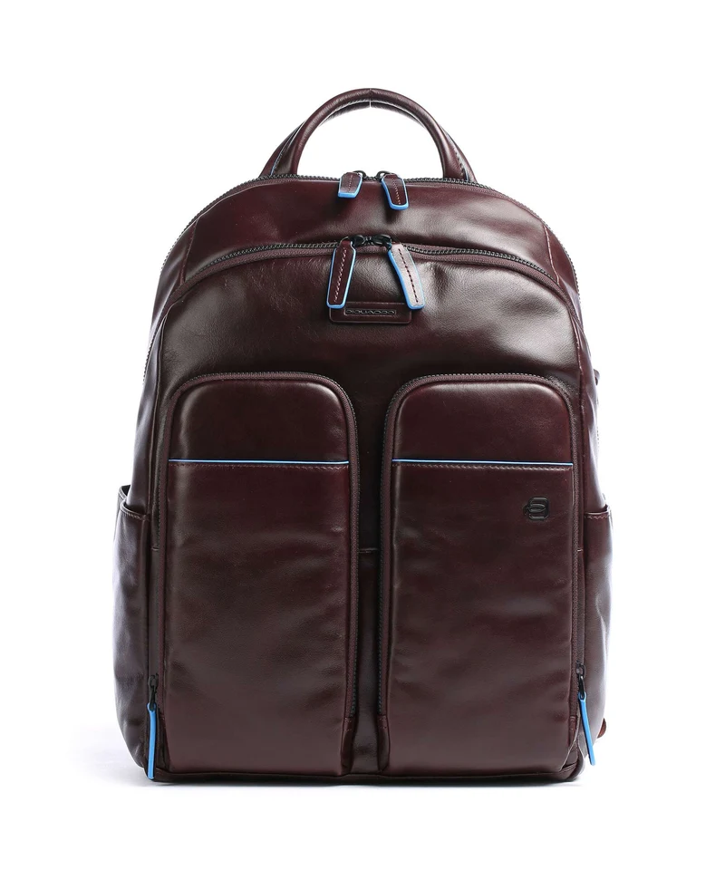 Piquadro Blue Square Revamp Zaino porta pc mahogany