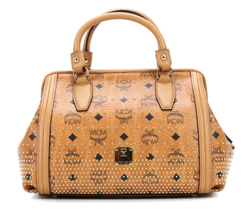 MCM Borsa a mano cognac