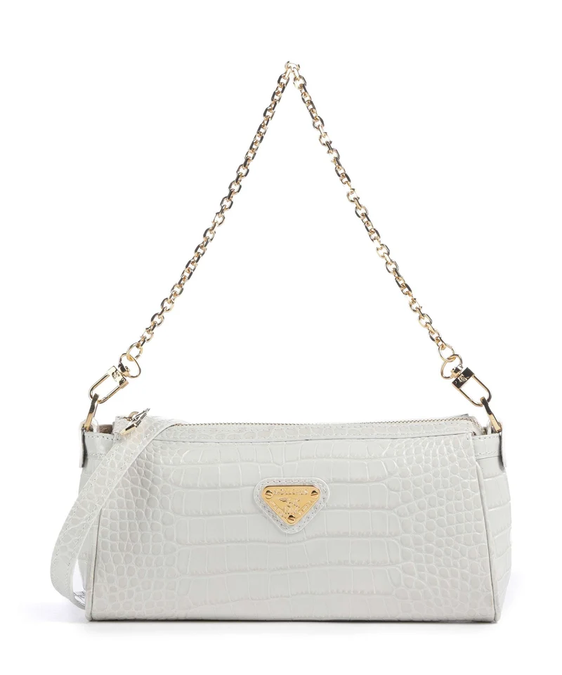 Maison Mollerus Andeer Borsa a spalla snow weiss