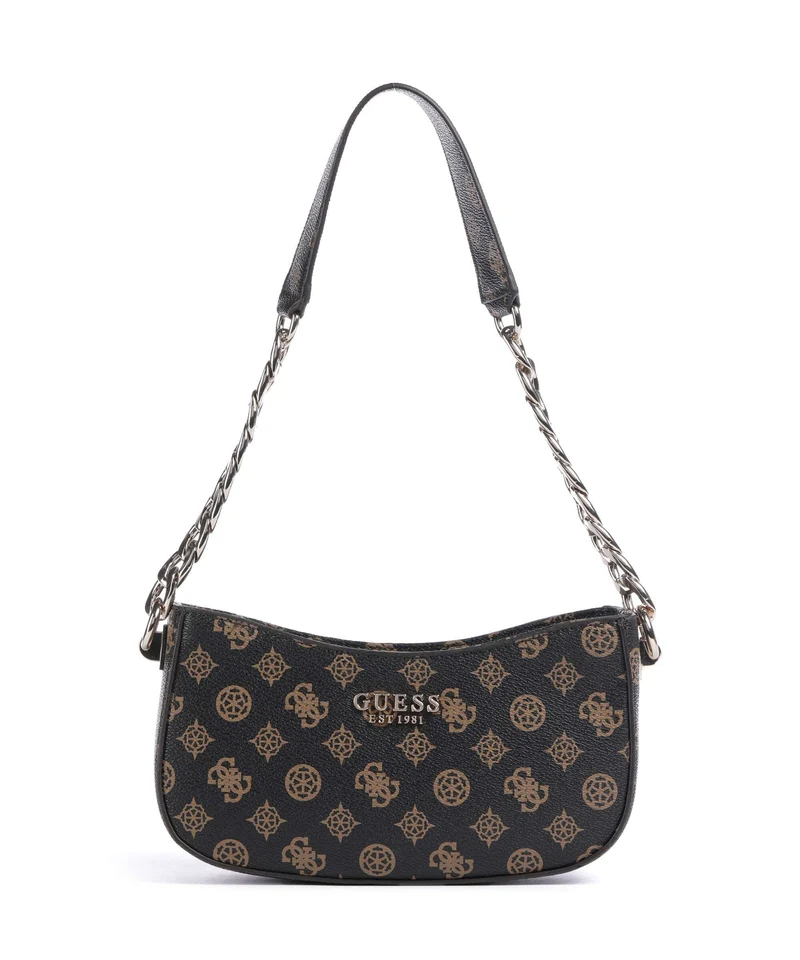 Guess Evelune Borsa a spalla mocha logo