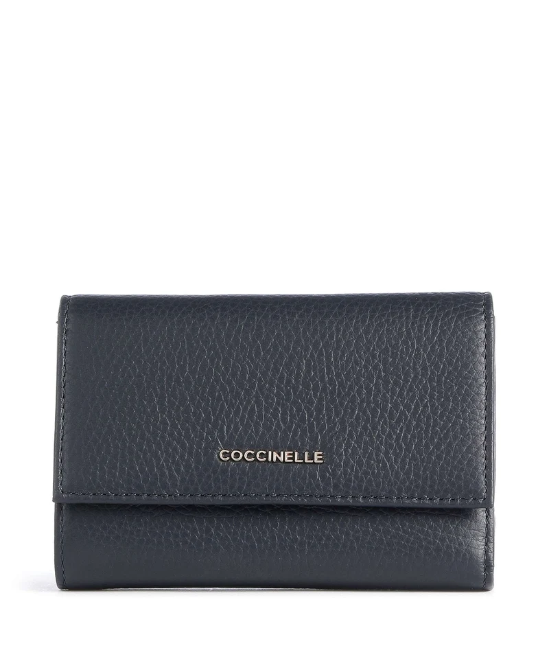Coccinelle Metallic Soft Portafoglio midnight blue