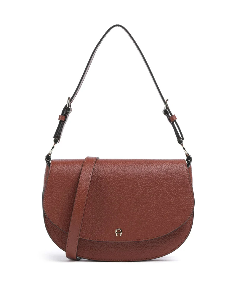 Aigner Delia S Borsa a spalla dark cognac