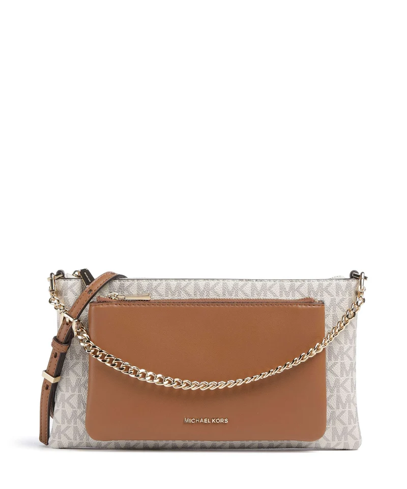 Michael Kors Jet Set Borsa a tracolla vanilla/acorn